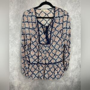 Bundle Only:Daniel‎ Rainn Blush Floral Long/ 3/4 Sleeve Women Top Size L